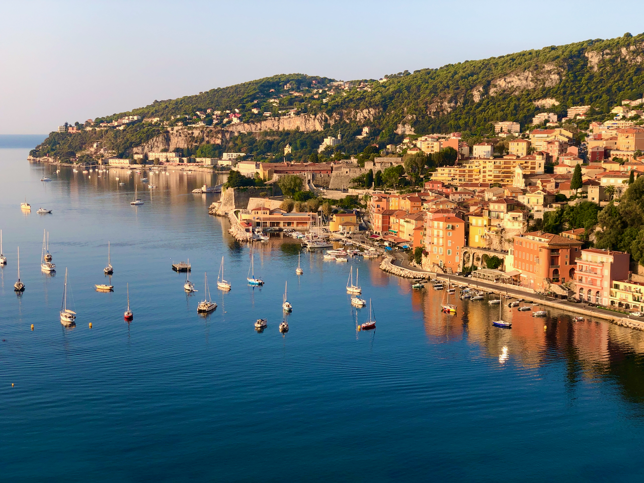 Dolce Vita image of the French Riviera Villefranche-sur-mer France